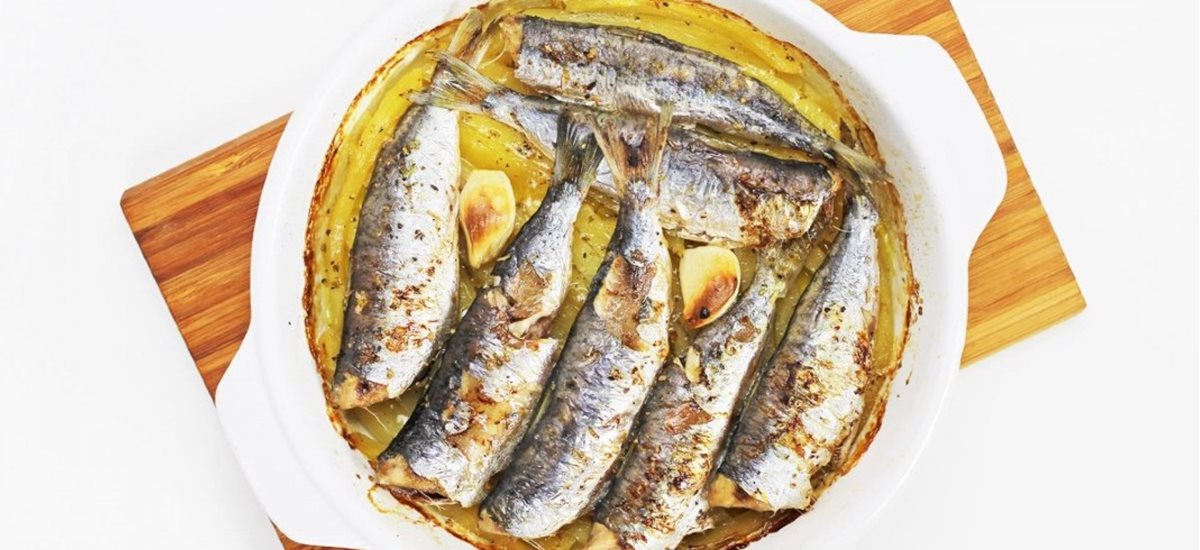 Sardines with oregano