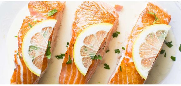 Salmon with rosemary