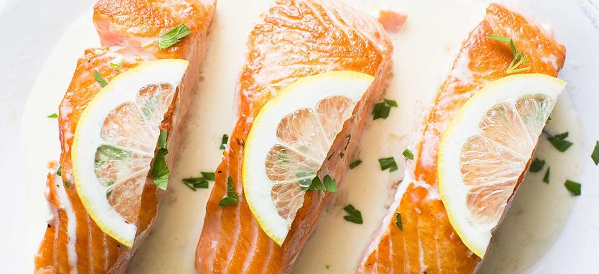 Salmon with rosemary